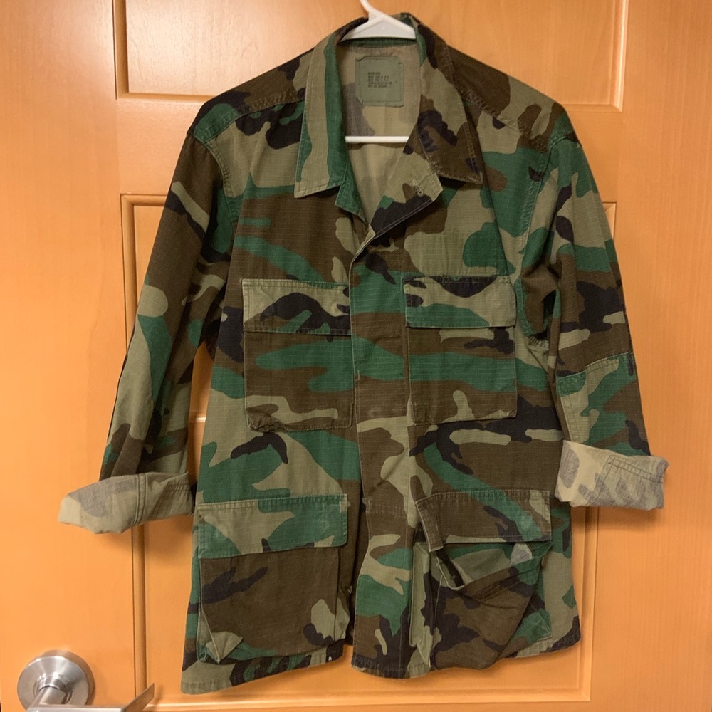 Oversized camo jacket